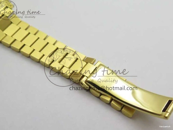 Best 31mm Malachite Bracelet EWF on Dial YG Daydate YG Edition 278288 Green ETA2688 President 0416